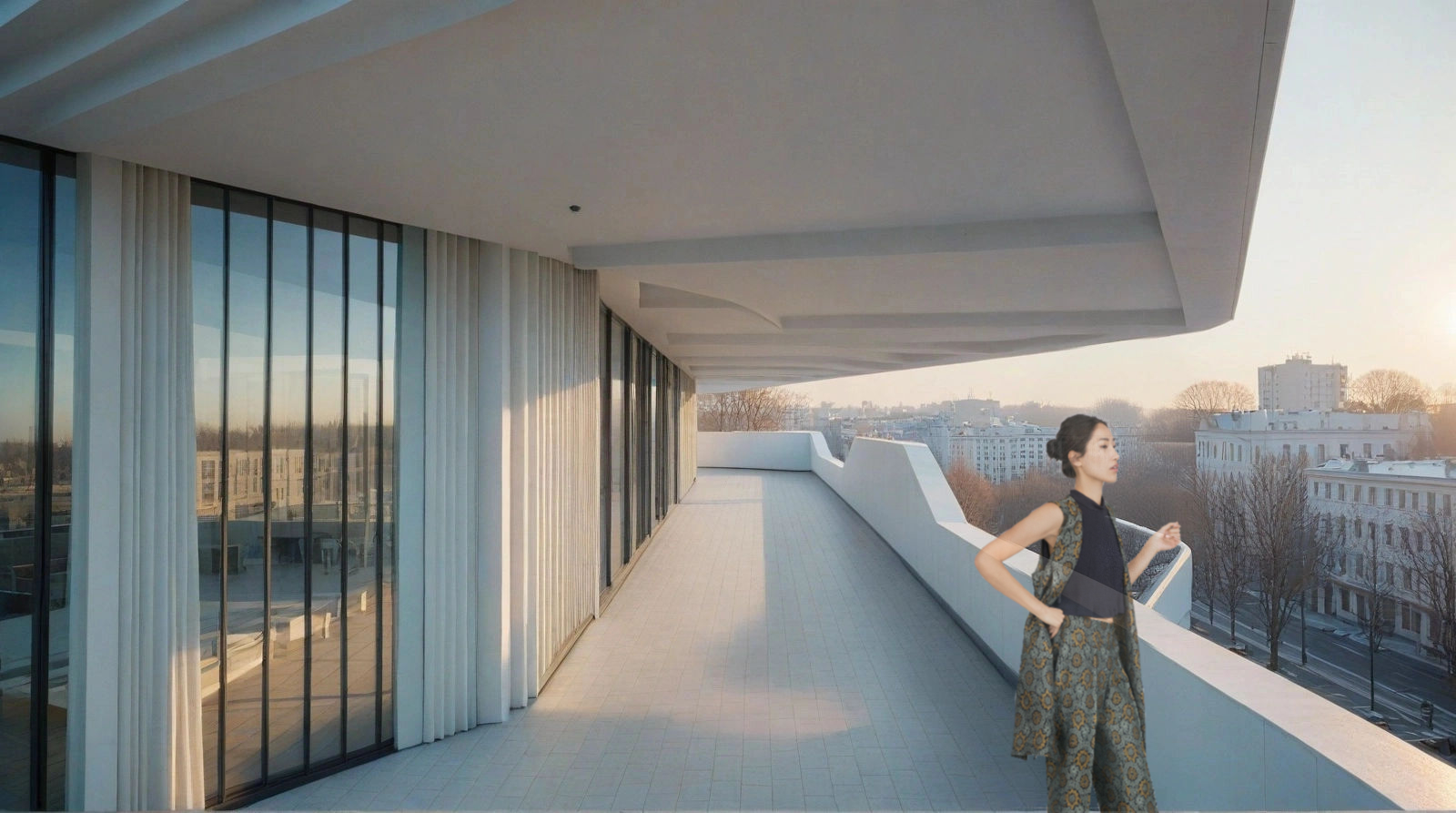 Projet Arc Studio, façade principale à Genève